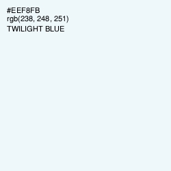 #EEF8FB - Twilight Blue Color Image